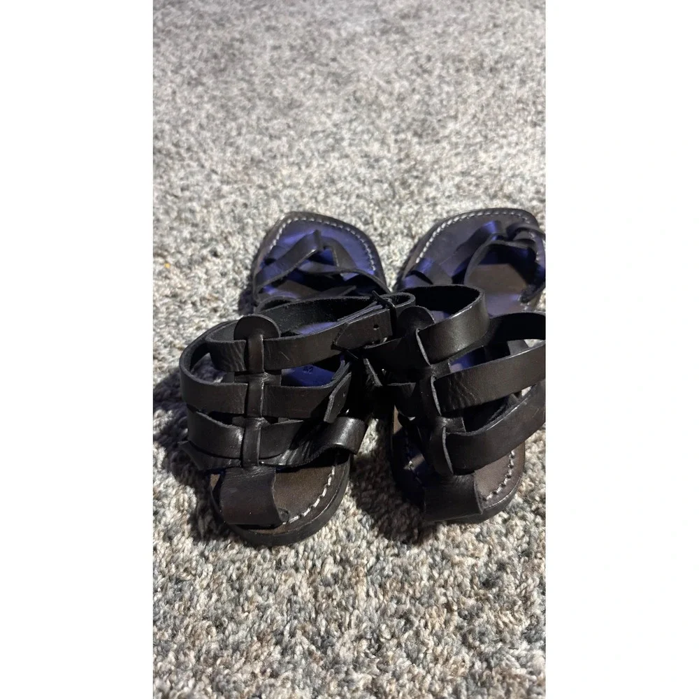 Gianluca L'Artigiano Del Cuio Leather Gladiator Sandals Italy Mens 8 Womens 10